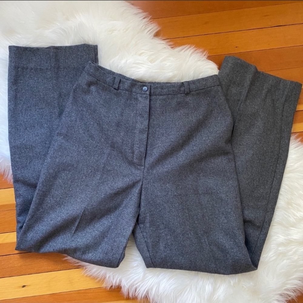 Vintage Wool Gray Trousers by Russ Petites